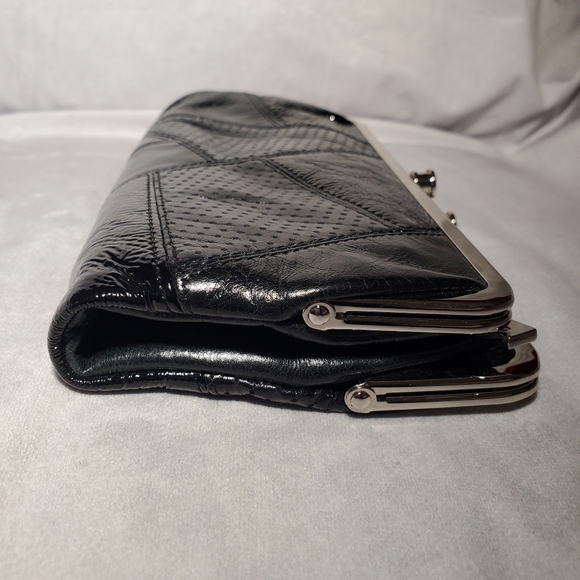 Hobo Lauren Clutch Wallet Multi Patch Leather - Picture 9 of 13